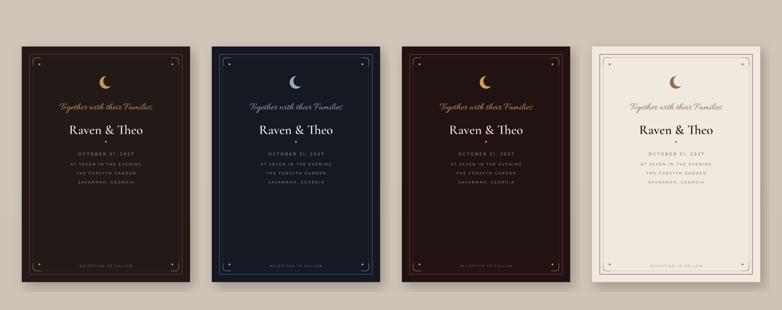Color palette options