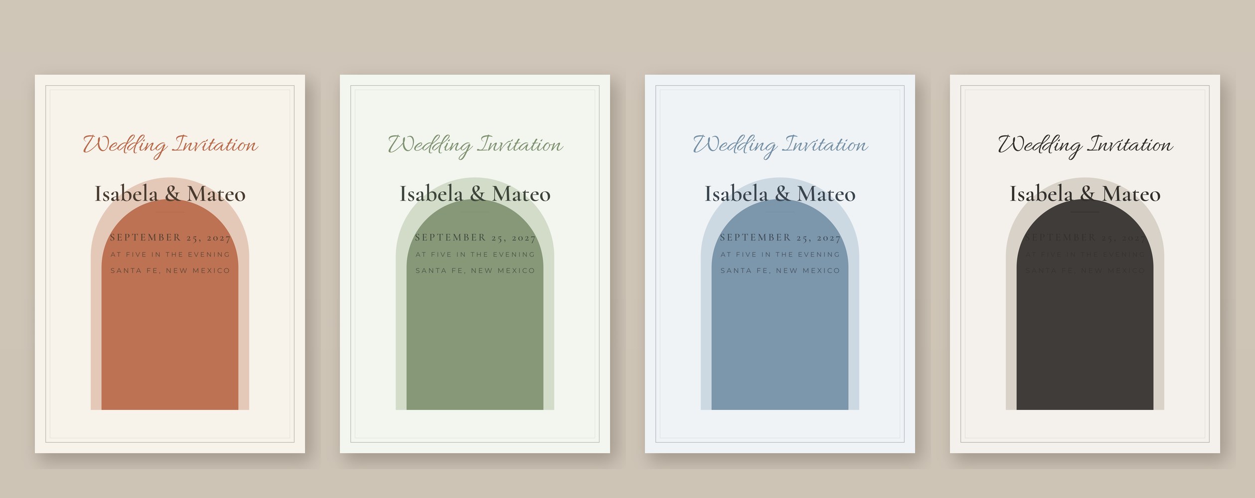 Color palette options
